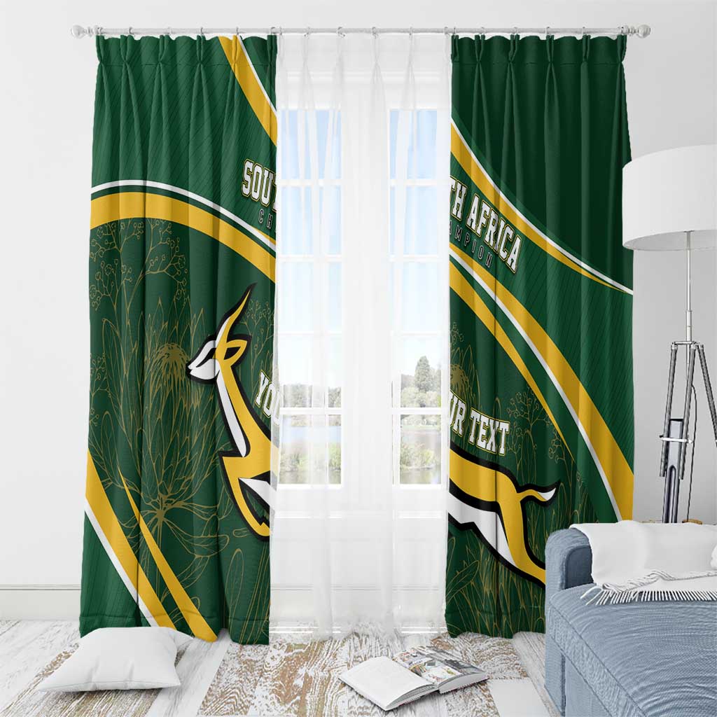 South Africa Rugby Personalized Bokke Window Curtain Springboks - Stronger Together - Aussie Hoodie