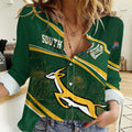 South Africa Rugby Personalized Bokke Women Casual Shirt Springboks - Stronger Together - Aussie Hoodie