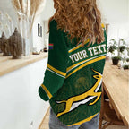 South Africa Rugby Personalized Bokke Women Casual Shirt Springboks - Stronger Together - Aussie Hoodie