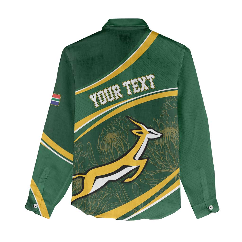 South Africa Rugby Personalized Bokke Women Casual Shirt Springboks - Stronger Together - Aussie Hoodie