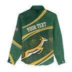 South Africa Rugby Personalized Bokke Women Casual Shirt Springboks - Stronger Together - Aussie Hoodie