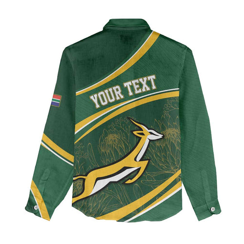 South Africa Rugby Personalized Bokke Women Casual Shirt Springboks - Stronger Together - Aussie Hoodie