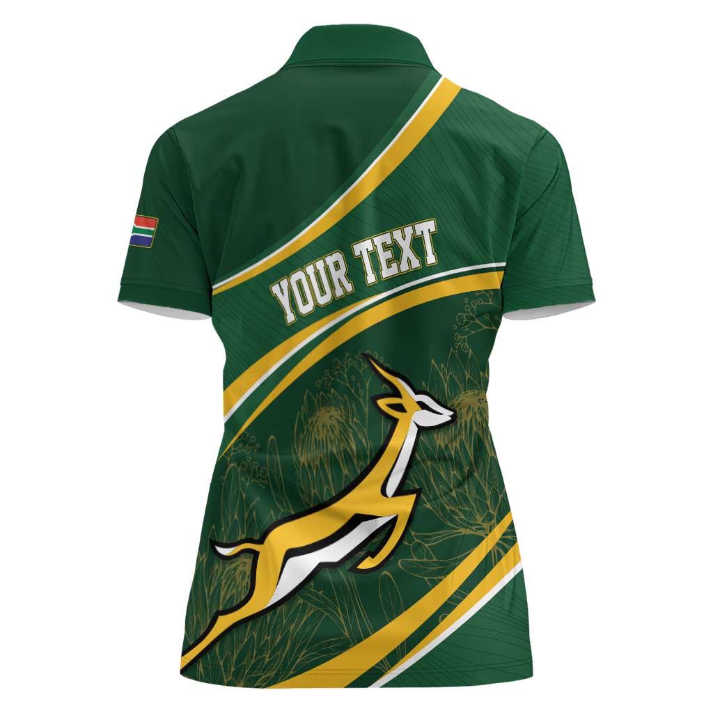 South Africa Rugby Personalized Bokke Women Polo Shirt Springboks - Stronger Together - Aussie Hoodie