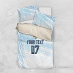 Fiji Rugby Custom Kaiviti Masi Bedding Set Turquoise - Aussie Hoodie