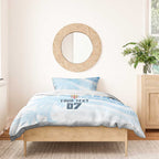 Fiji Rugby Custom Kaiviti Masi Bedding Set Turquoise - Aussie Hoodie
