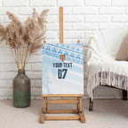 Fiji Rugby Custom Kaiviti Masi Canvas Wall Art Turquoise - Aussie Hoodie