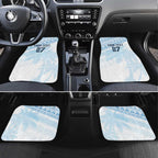 Fiji Rugby Custom Kaiviti Masi Car Mats Turquoise - Aussie Hoodie