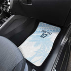 Fiji Rugby Custom Kaiviti Masi Car Mats Turquoise - Aussie Hoodie