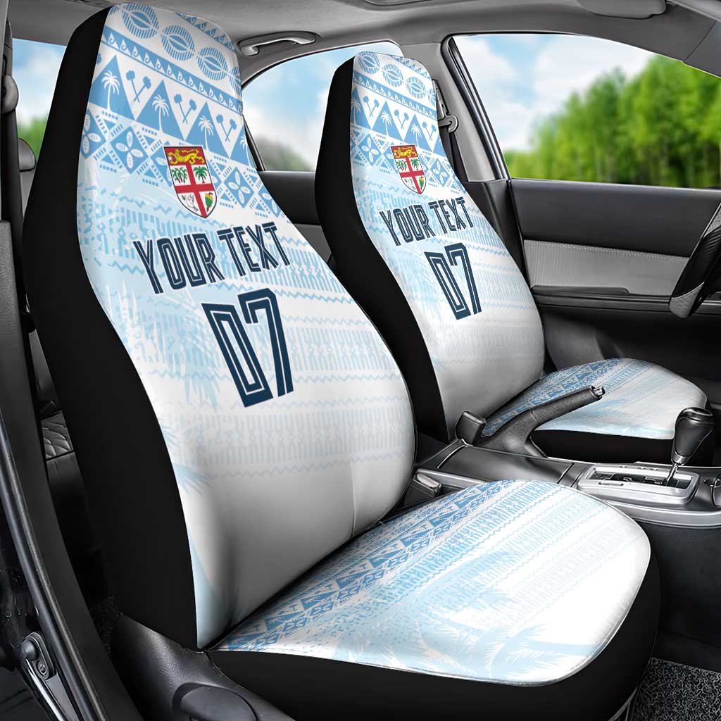 Fiji Rugby Custom Kaiviti Masi Car Seat Cover Turquoise - Aussie Hoodie