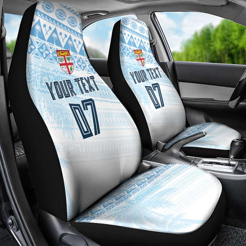 Fiji Rugby Custom Kaiviti Masi Car Seat Cover Turquoise - Aussie Hoodie