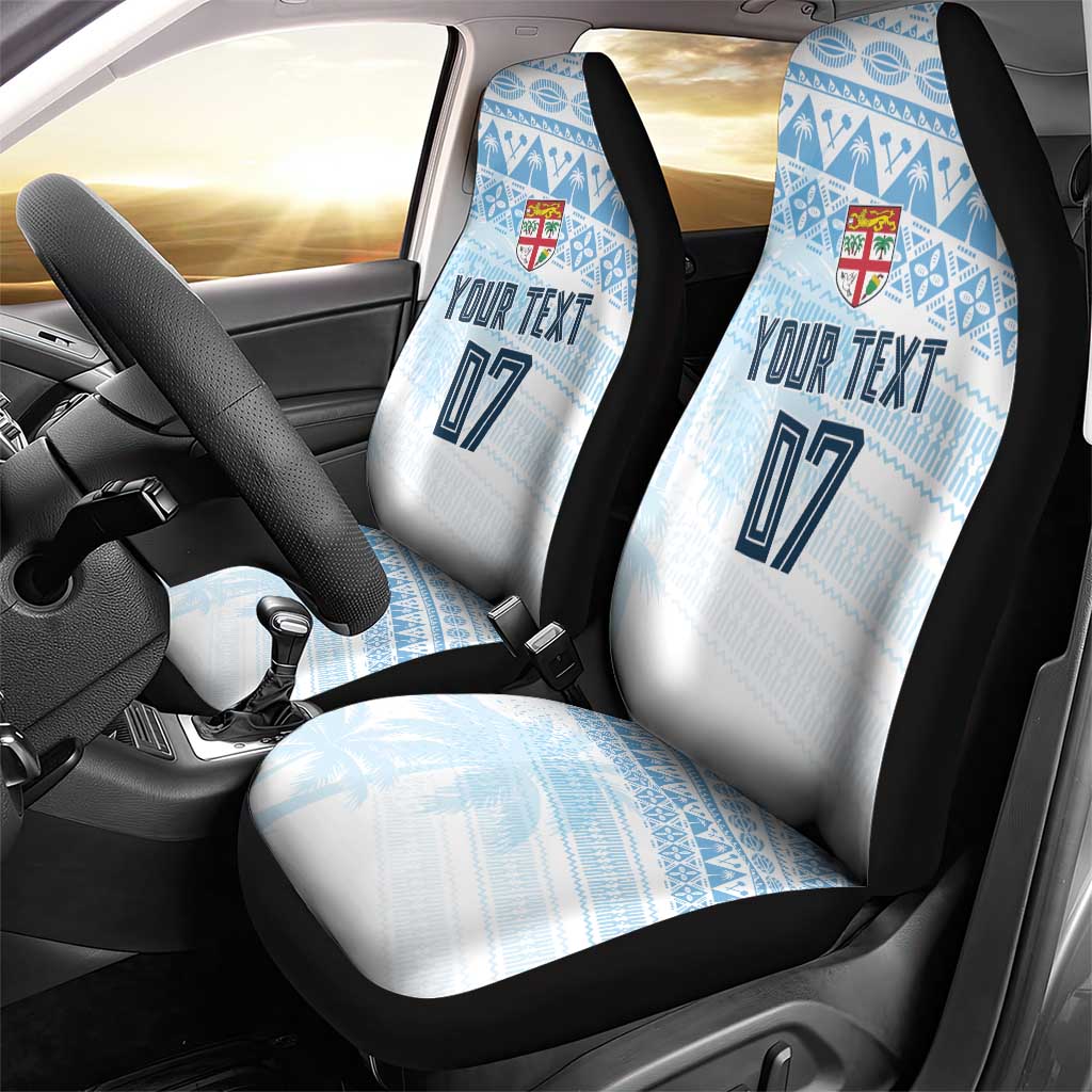 Fiji Rugby Custom Kaiviti Masi Car Seat Cover Turquoise - Aussie Hoodie