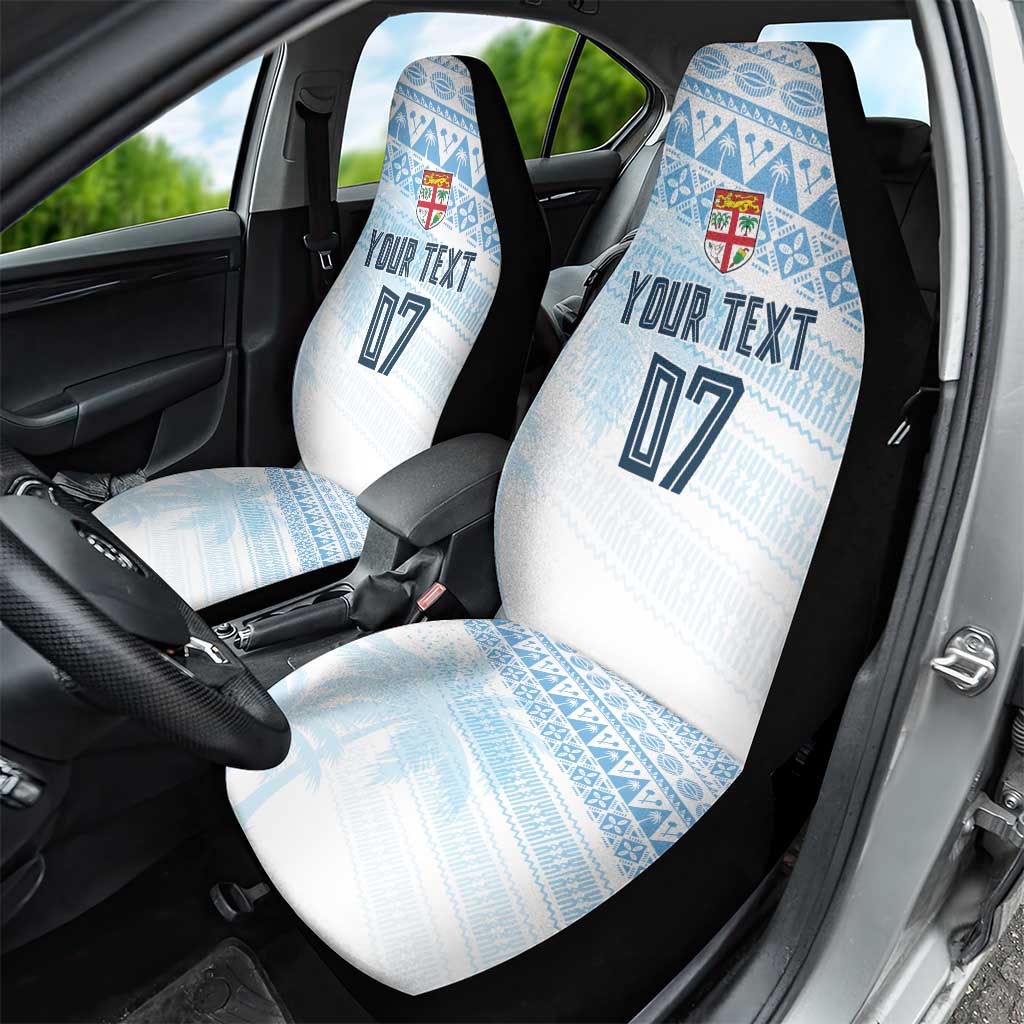 Fiji Rugby Custom Kaiviti Masi Car Seat Cover Turquoise - Aussie Hoodie