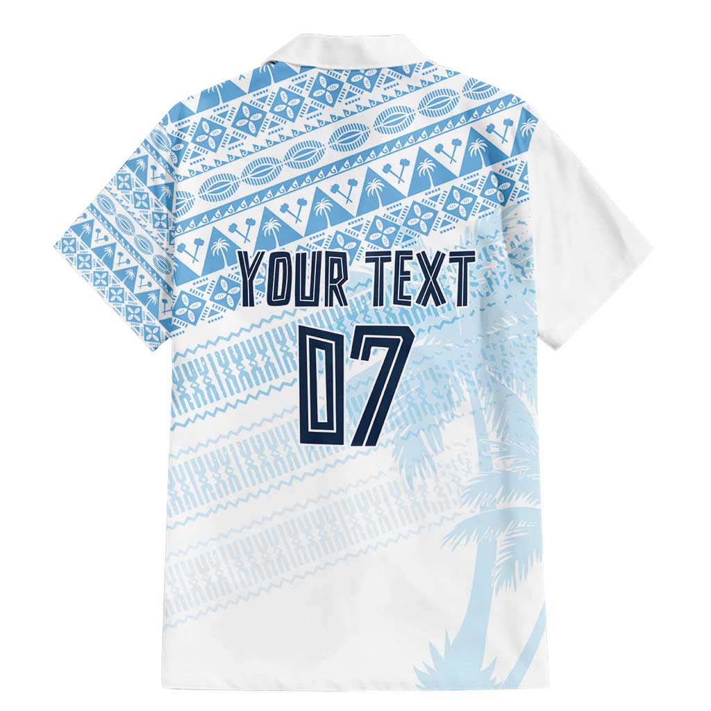 Fiji Rugby Custom Kaiviti Masi Family Matching Mermaid Dress and Hawaiian Shirt Turquoise - Aussie Hoodie