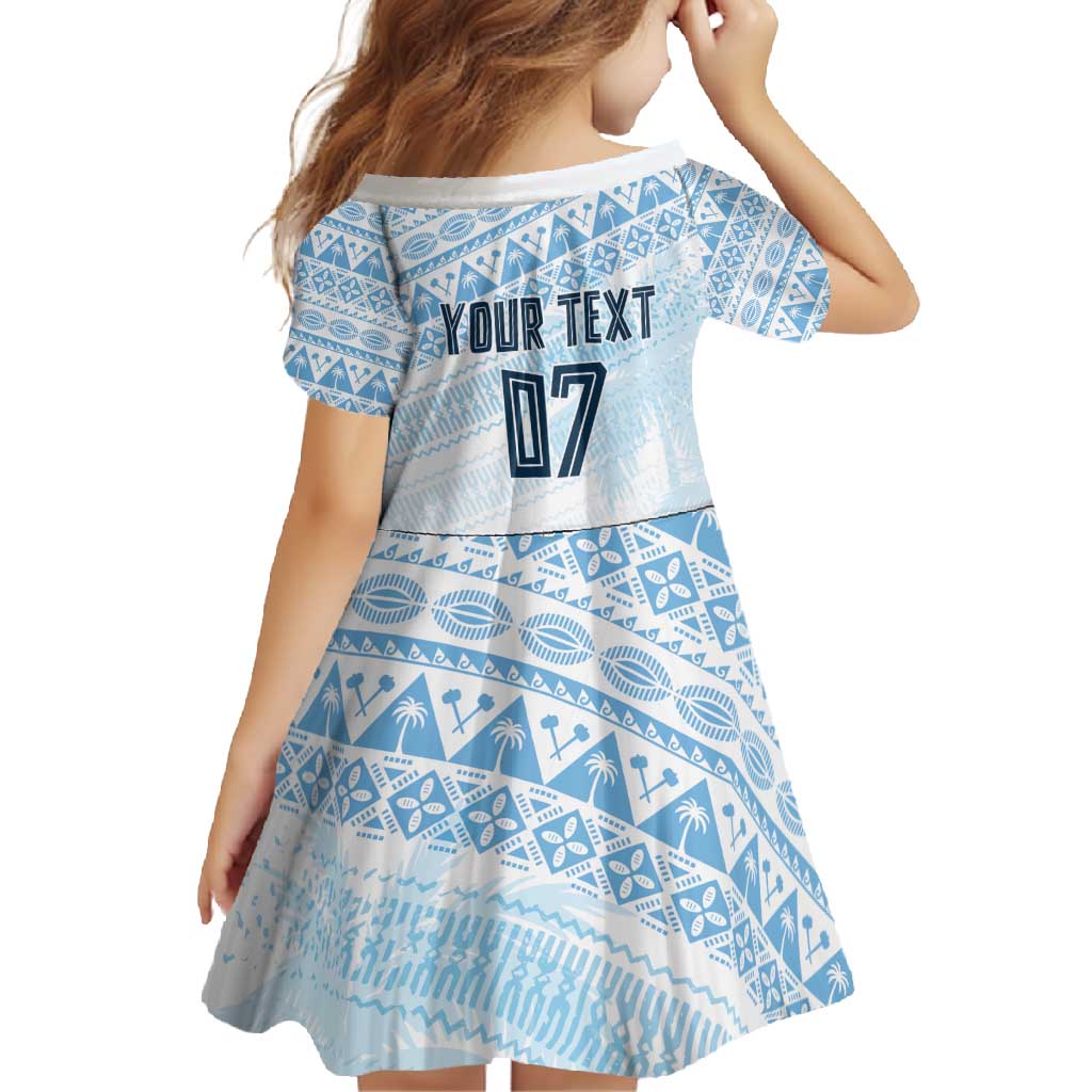 Fiji Rugby Custom Kaiviti Masi Family Matching Off Shoulder Maxi Dress and Hawaiian Shirt Turquoise - Aussie Hoodie