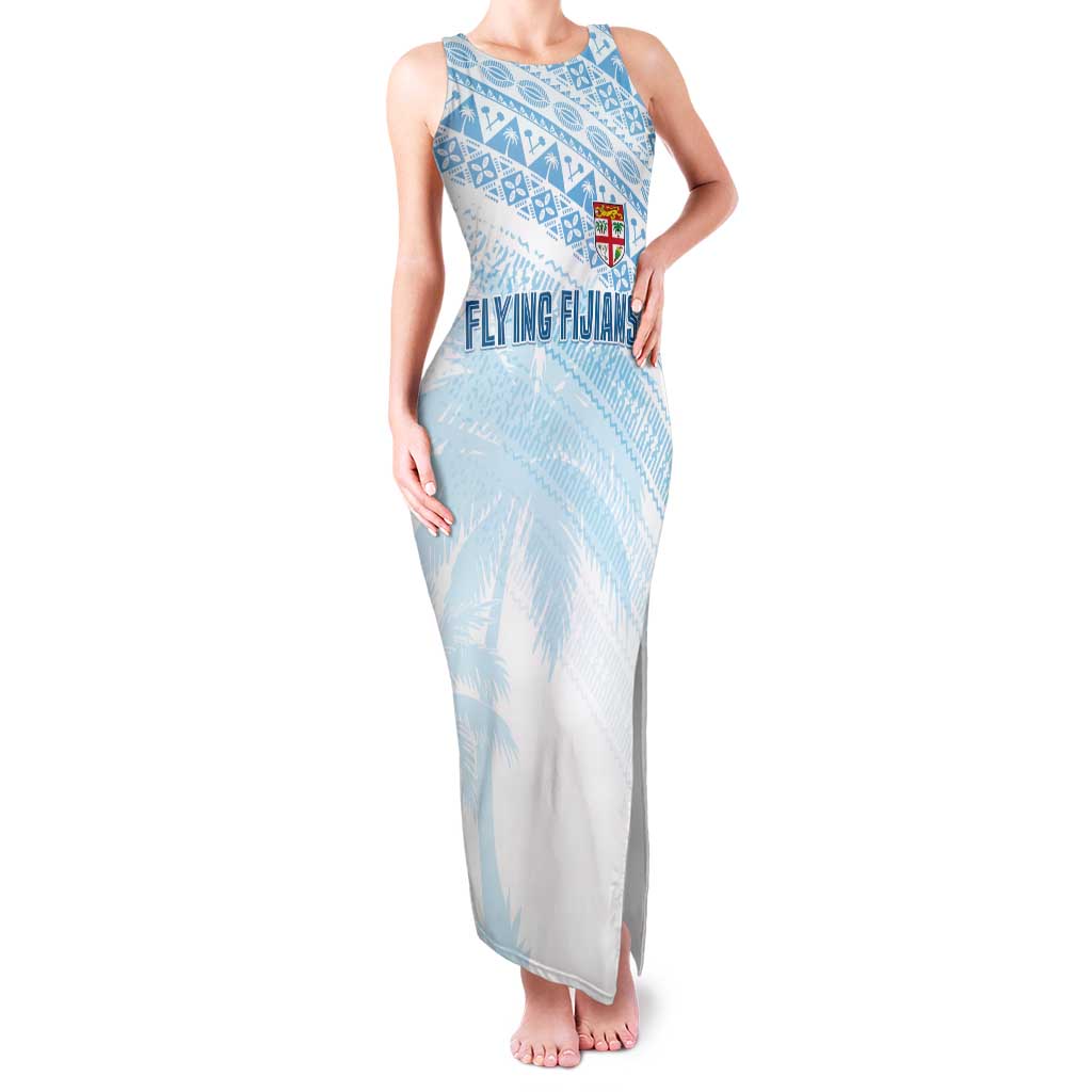 Fiji Rugby Custom Kaiviti Masi Family Matching Tank Maxi Dress and Hawaiian Shirt Turquoise - Aussie Hoodie