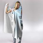 Fiji Rugby Custom Kaiviti Masi Hooded Blanket Turquoise - Aussie Hoodie