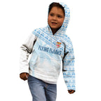 Fiji Rugby Custom Kaiviti Masi Kid Hoodie Turquoise - Aussie Hoodie