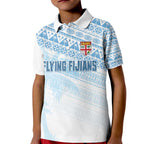 Fiji Rugby Custom Kaiviti Masi Kid Polo Shirt Turquoise - Aussie Hoodie