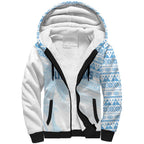 Fiji Rugby Custom Kaiviti Masi Sherpa Hoodie Turquoise - Aussie Hoodie