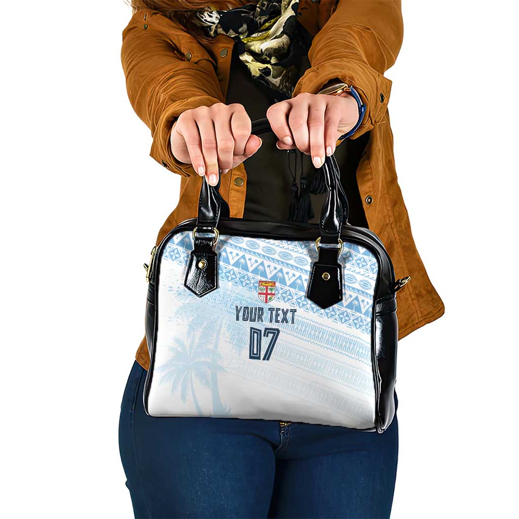Fiji Rugby Custom Kaiviti Masi Shoulder Handbag Turquoise - Aussie Hoodie