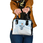 Fiji Rugby Custom Kaiviti Masi Shoulder Handbag Turquoise - Aussie Hoodie