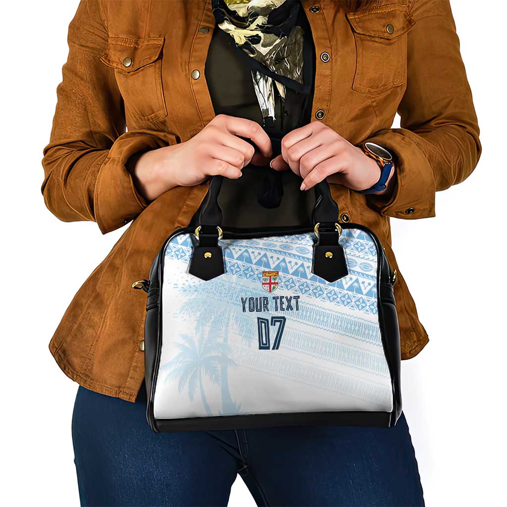 Fiji Rugby Custom Kaiviti Masi Shoulder Handbag Turquoise - Aussie Hoodie