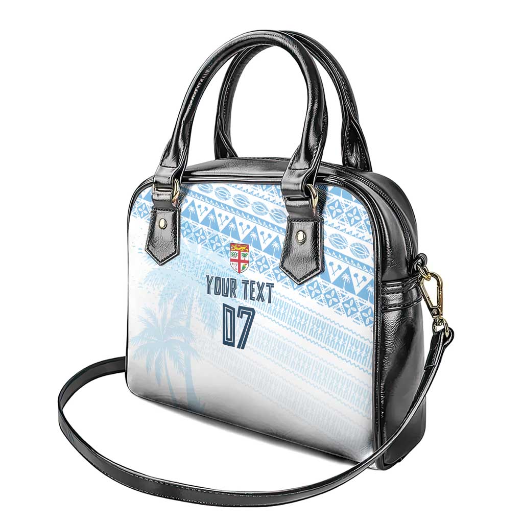 Fiji Rugby Custom Kaiviti Masi Shoulder Handbag Turquoise - Aussie Hoodie