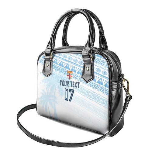 Fiji Rugby Custom Kaiviti Masi Shoulder Handbag Turquoise - Aussie Hoodie