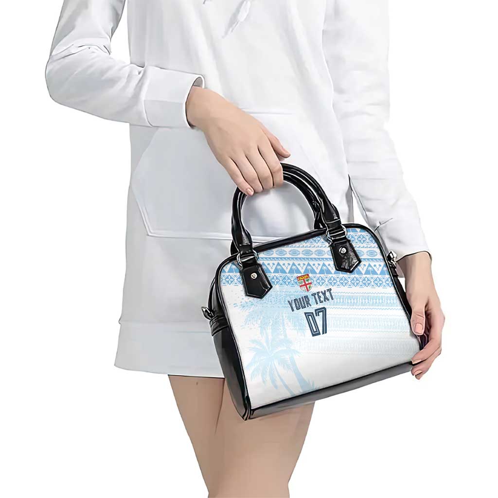 Fiji Rugby Custom Kaiviti Masi Shoulder Handbag Turquoise - Aussie Hoodie