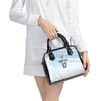 Fiji Rugby Custom Kaiviti Masi Shoulder Handbag Turquoise - Aussie Hoodie