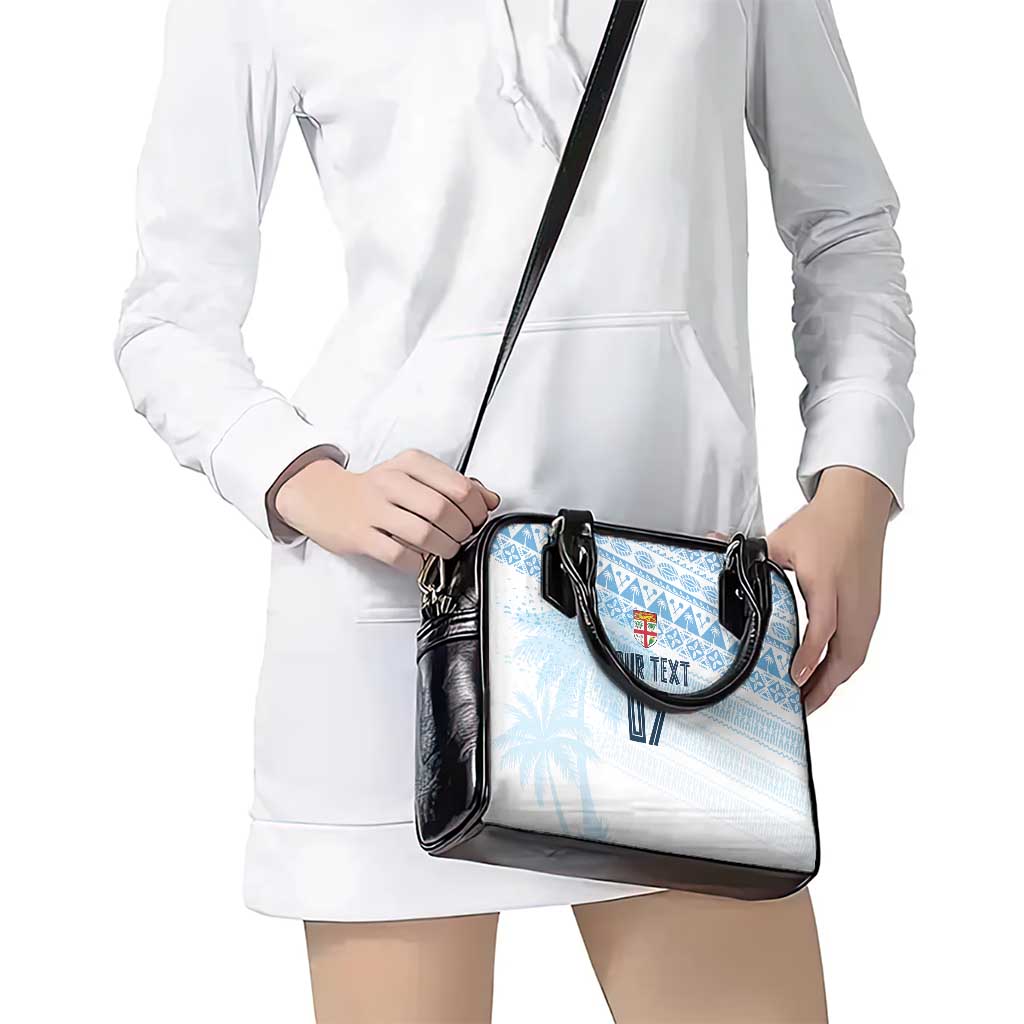Fiji Rugby Custom Kaiviti Masi Shoulder Handbag Turquoise - Aussie Hoodie