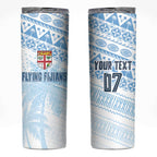 Fiji Rugby Custom Kaiviti Masi Skinny Tumbler Turquoise - Aussie Hoodie