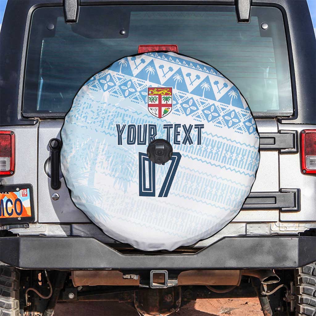 Fiji Rugby Custom Kaiviti Masi Spare Tire Cover Turquoise - Aussie Hoodie