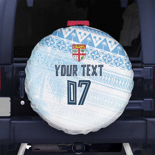 Fiji Rugby Custom Kaiviti Masi Spare Tire Cover Turquoise - Aussie Hoodie