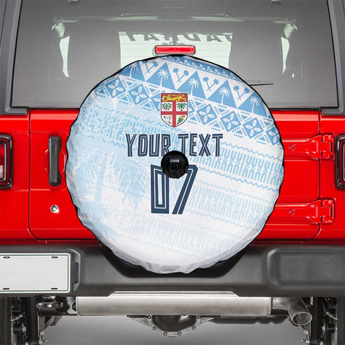 Fiji Rugby Custom Kaiviti Masi Spare Tire Cover Turquoise - Aussie Hoodie