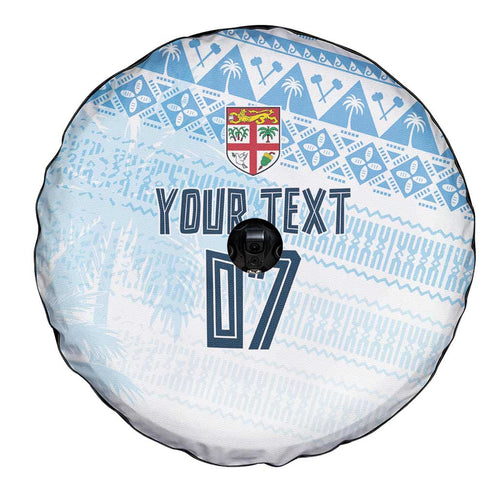 Fiji Rugby Custom Kaiviti Masi Spare Tire Cover Turquoise - Aussie Hoodie