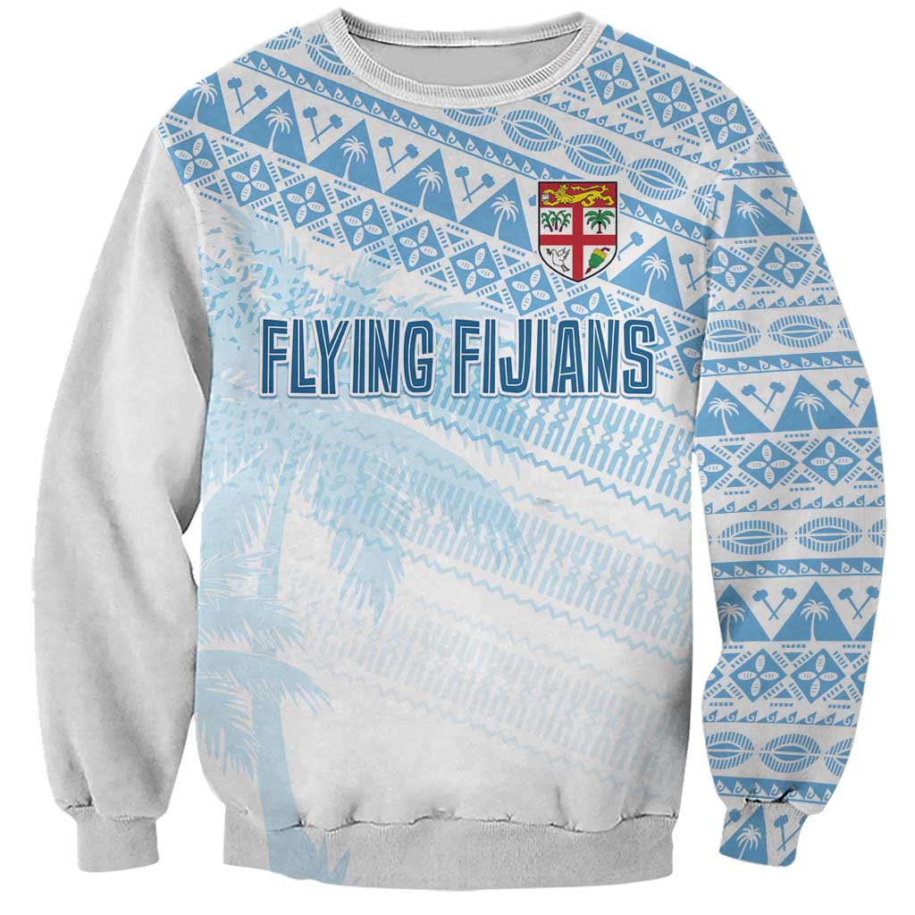 Fiji Rugby Custom Kaiviti Masi Sweatshirt Turquoise - Aussie Hoodie