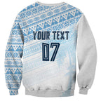 Fiji Rugby Custom Kaiviti Masi Sweatshirt Turquoise - Aussie Hoodie