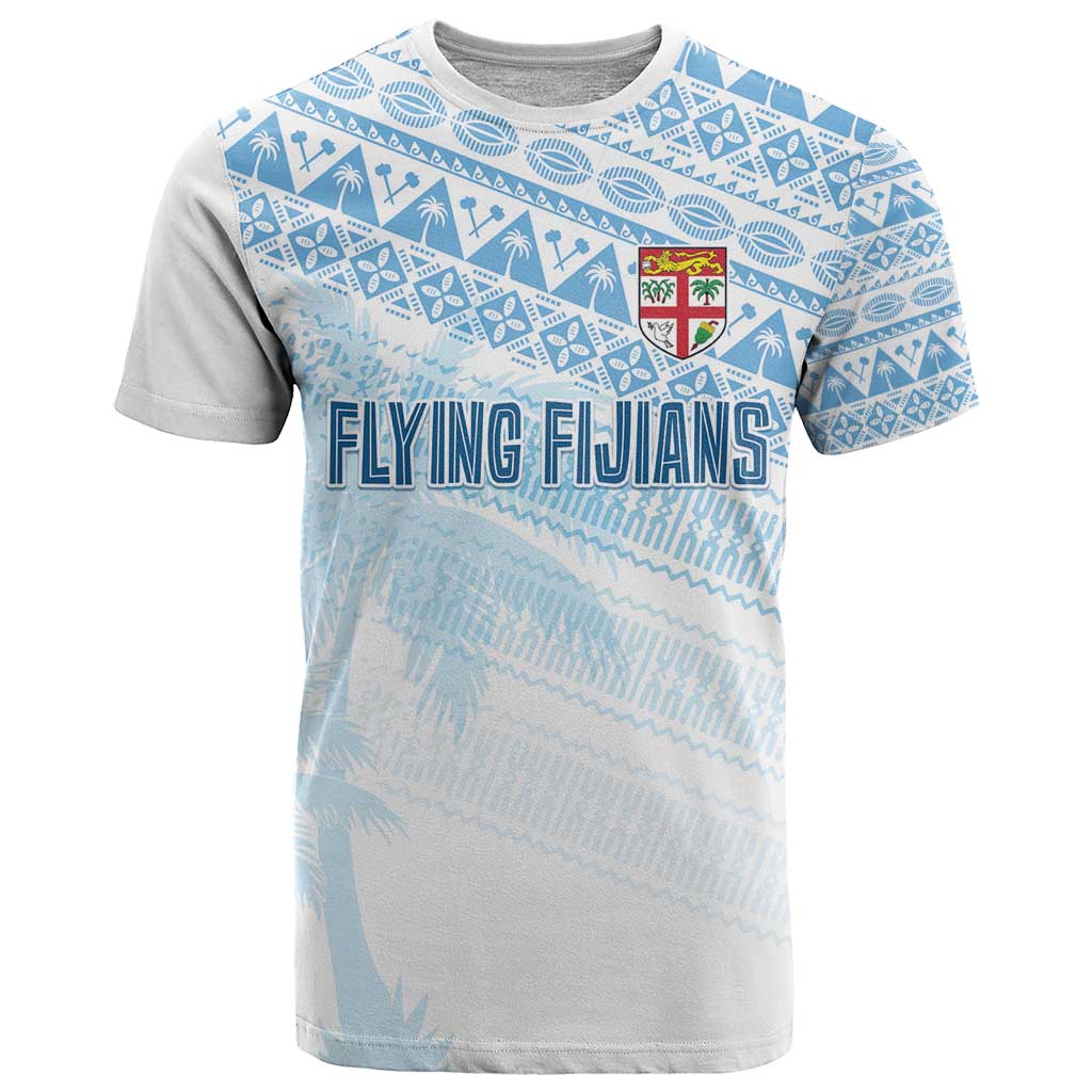 Fiji Rugby Custom Kaiviti Masi T Shirt Turquoise - Aussie Hoodie