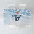 Fiji Rugby Custom Kaiviti Masi Tablecloth Turquoise - Aussie Hoodie