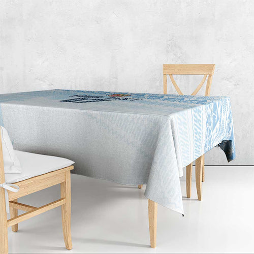Fiji Rugby Custom Kaiviti Masi Tablecloth Turquoise - Aussie Hoodie