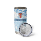 Fiji Rugby Custom Kaiviti Masi Tumbler Cup Turquoise - Aussie Hoodie