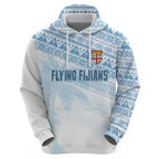 Fiji Rugby Custom Kaiviti Masi Zip Hoodie Turquoise - Aussie Hoodie