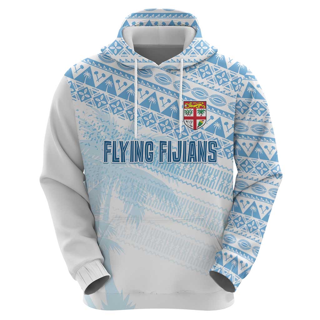Fiji Rugby Custom Kaiviti Masi Zip Hoodie Turquoise - Aussie Hoodie