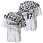 Fiji Rugby Custom Kaiviti Masi Baseball Jersey Black - Aussie Hoodie