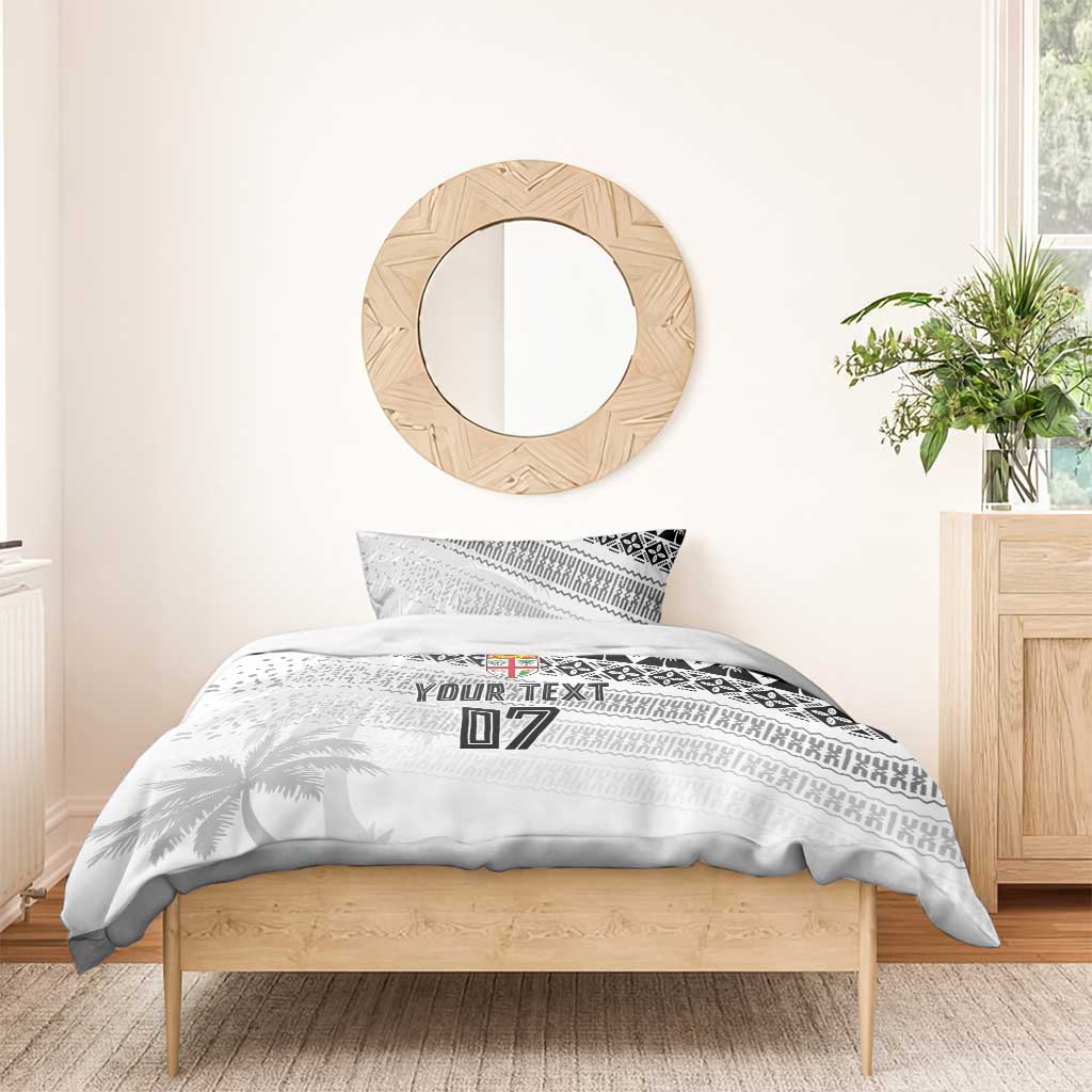 Fiji Rugby Custom Kaiviti Masi Bedding Set Black - Aussie Hoodie