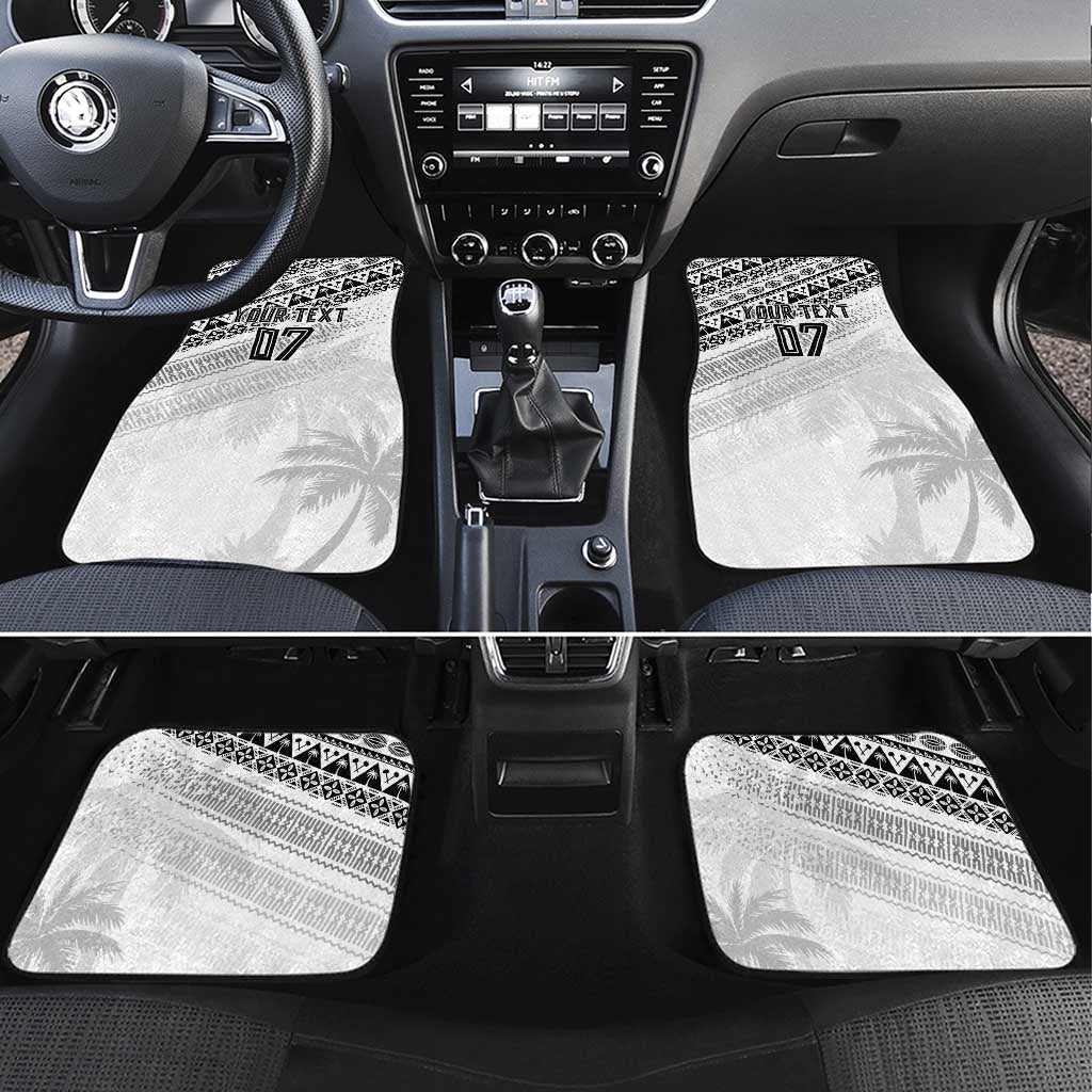 Fiji Rugby Custom Kaiviti Masi Car Mats Black - Aussie Hoodie