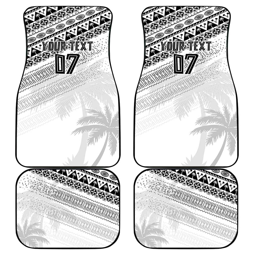 Fiji Rugby Custom Kaiviti Masi Car Mats Black - Aussie Hoodie