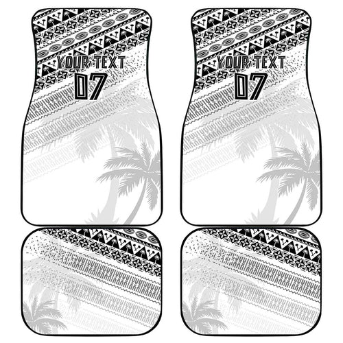 Fiji Rugby Custom Kaiviti Masi Car Mats Black - Aussie Hoodie