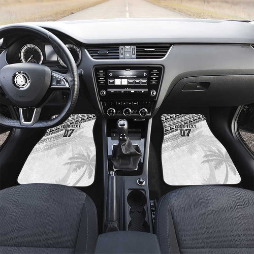 Fiji Rugby Custom Kaiviti Masi Car Mats Black - Aussie Hoodie